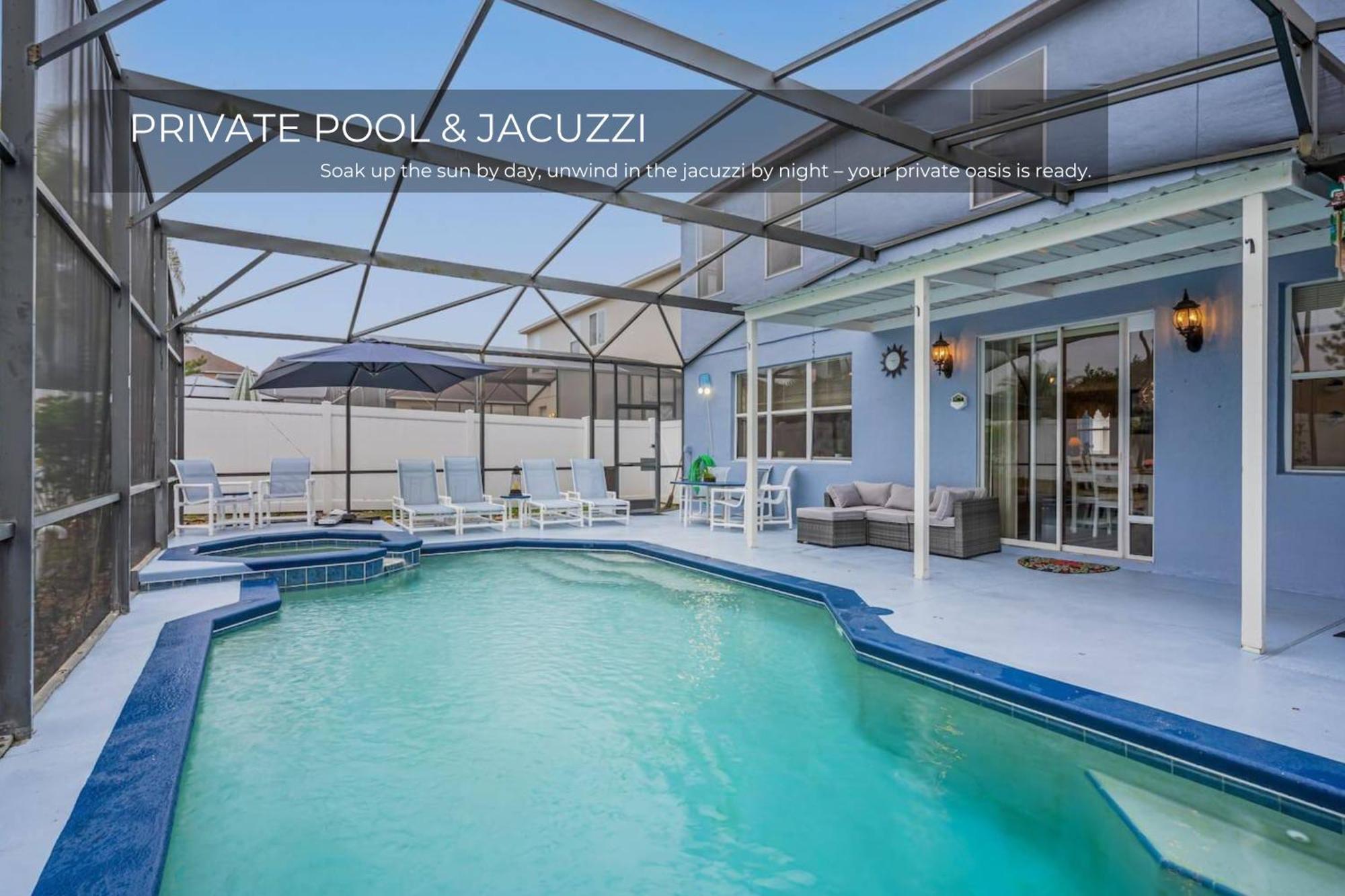 5 Bedroom L 12 Min To L Themed L Orlando Area Hébergement de vacances