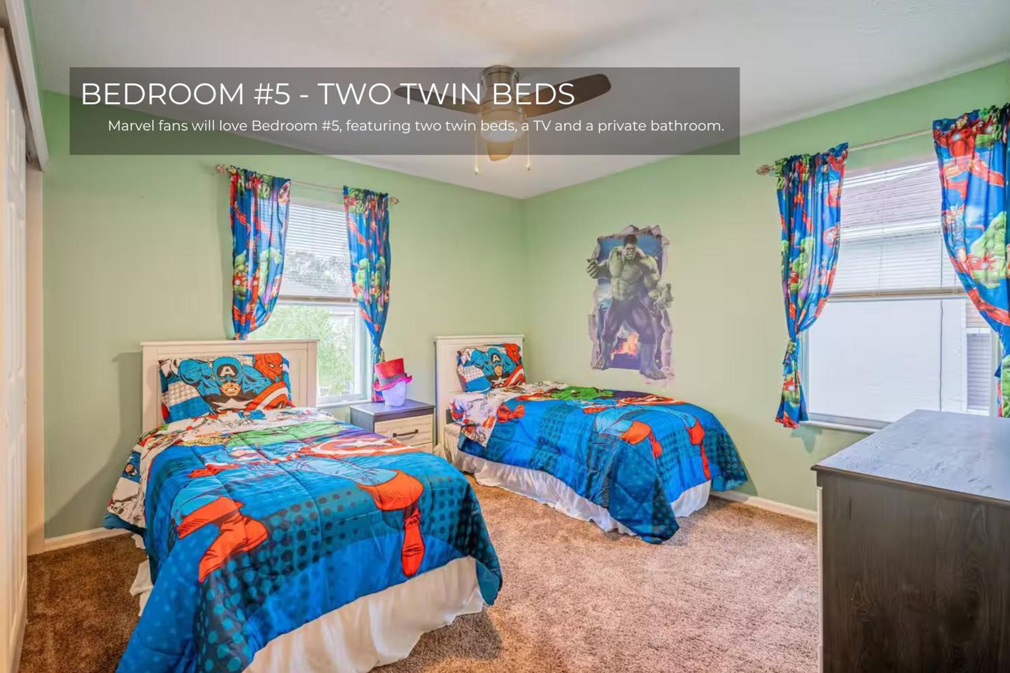 Hébergement de vacances 5 Bedroom L 12 Min To L Themed L Orlando Area *